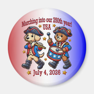 Imán 4 de julio 2014: 250 Aniversario Semiquincentenari