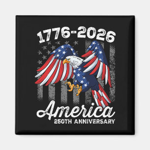 Imán 4 De Julio De 250 Aniversario 1776-2026