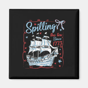 Imán 4 De Julio Derramando El Té Desde 1773 Coquette R