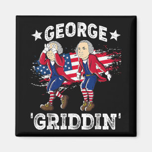 Imán 4 de julio George Washington Griddy George Griddi