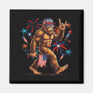 Imán 4 de julio patriótico americano bigfoot sasquatch