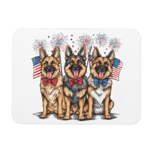 Imán 4 De Julio Perros Pastores Alemanes