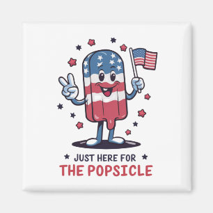 Imán 4 De Julio Por El Patriótico Popsicle