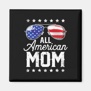 Imán 4 De Julio Toda La Mamá Americana Sungles Family