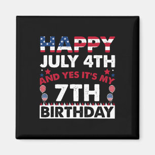Imán 4 de julio y sí, es mi sétimo aniversario de indep