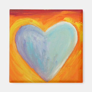 Imán 4 Love Hearts Art Inspirador Fridge Magnet