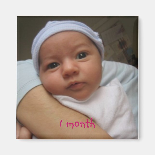 Imán 4 semanas, 1 mes (Frente)