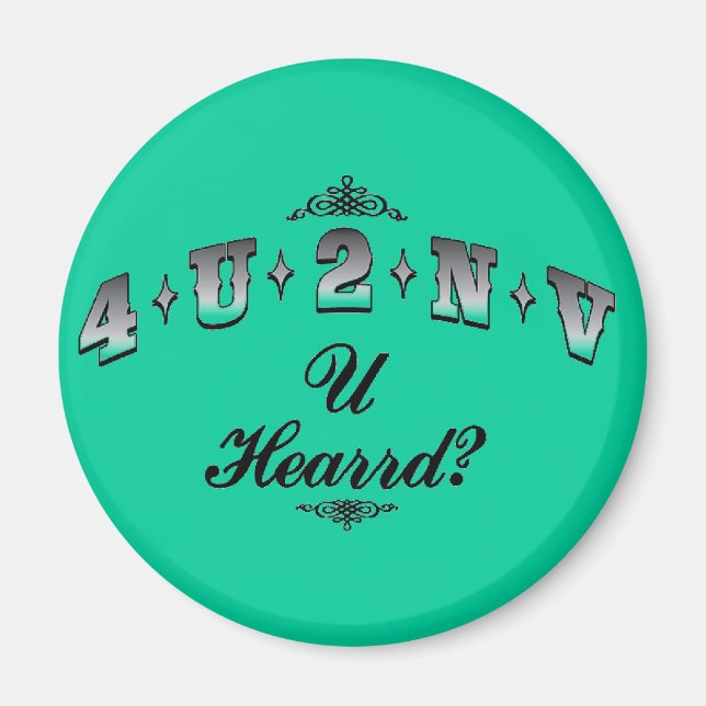 Imán 4.U.2.N.V Magnet (Frente)