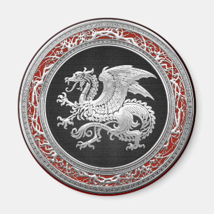 Imán [500] Dragón islandés, Landvttir [Silver]