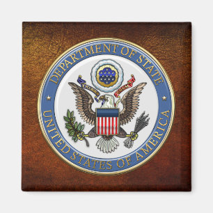 Imán [500] Emblema del Departamento de Estado de los Es