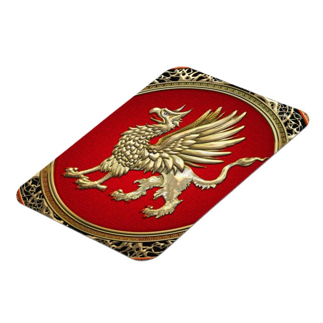 Imán [500] Grifo de oro sagrado (Lado Izquierdo)