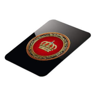 Imán [500] Príncipe-Princesa Corona Rey-Reina [Belg.Gol