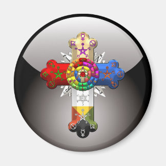 Imán [500] Rosy Cross (Rosa Croix)