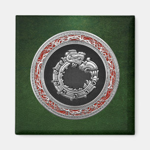 Imán [500] Serpent God Quetzalcoatl [Plata]