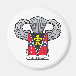 Imán 509º Escudo aerotransportado con alas aerotranspor