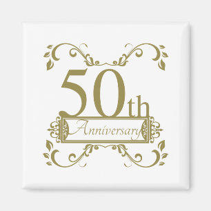 Imán 50.º Aniversario Boda