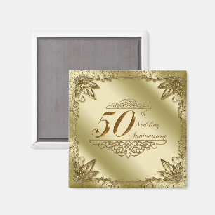 Imán 50.º Aniversario Boda