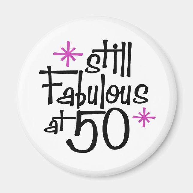 Imán 50.º cumpleaños (Frente)