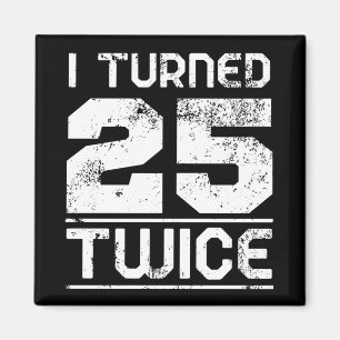 Imán 50.º cumpleaños gracioso