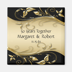 Imán 50° Aniversario del Oro y el Negro