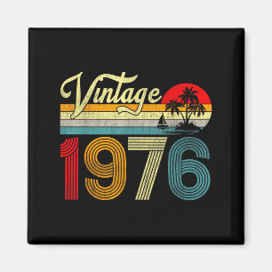 Imán 50 años de edad Vintage 1976 Cumpleaños 50 hombres