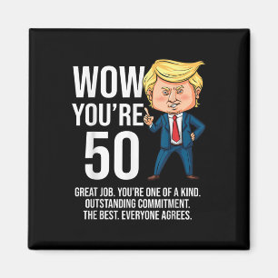 Imán 50 años Funny Trump Republicano
