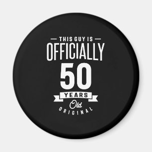 Imán 50 años - regalo divertido de cumpleaños número 50