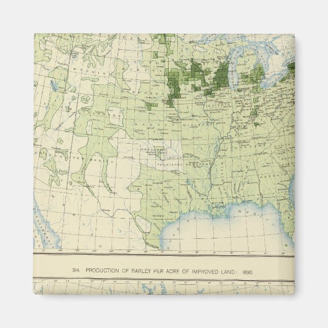 Imán 50 cebada 1890 (Frente)