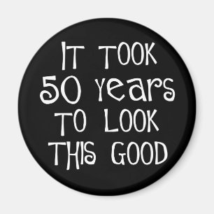 Imán ¡50.o cumpleaños, 50 años para mirar esto bueno