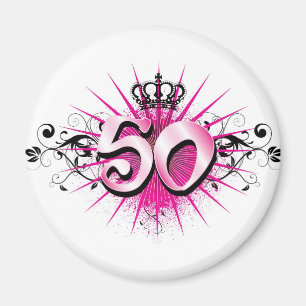 Imán 50.o cumpleaños o aniversario