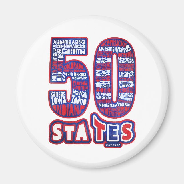 IMÁN 50 STATES USA (Frente)