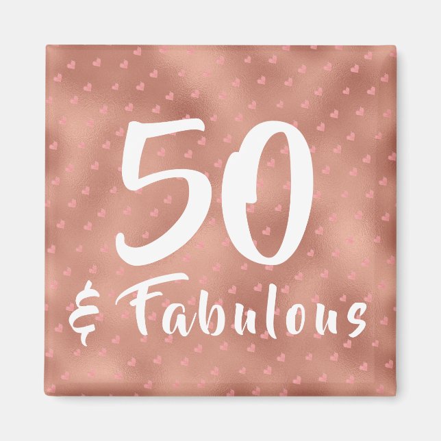 Imán 50 y fabuloso cumpleaños (Frente)