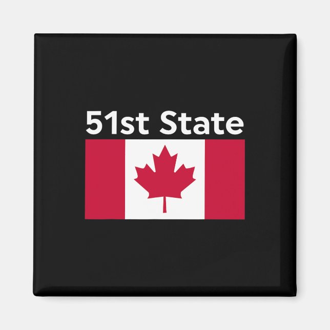 Imán 51.ª Funny Trump de Canadá (Frente)