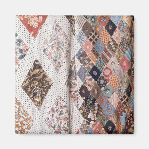 Imán 53: Detalle de un edredón de remiendo hecho por l