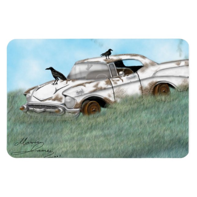 Imán 57 Chevy out to Pasture (Horizontal)
