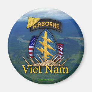 Imán 5.ª fuerza especial boinas verdes vietnam Magnet