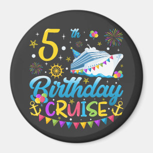 Imán 5.º Círculo de Fiestas de cumpleaños en crucero po