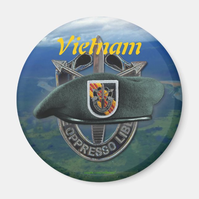 Imán 5.º grupo de fuerzas especiales vets Magnet son vi (Frente)