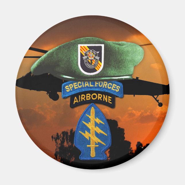 Imán 5.º grupo de veteranos de las fuerzas especiales v (Frente)