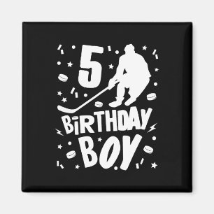 Imán 5.º Nacimiento Niños de Hockey sobre Hielo Fiesta