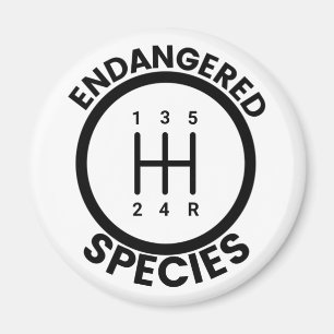 Imán 5 Especies amenazadas de velocidad