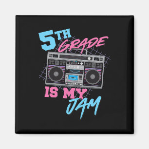 Imán 5° grado es mi mermelada - profesor de boombox de 