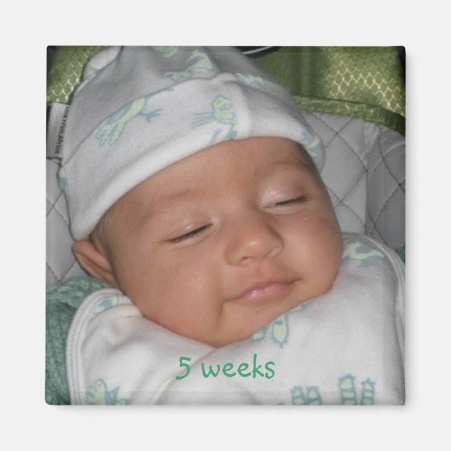 Imán 5 semanas, 5 semanas (Frente)