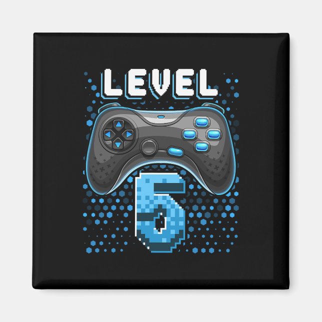 Imán 5 Video Game Controller 5º Birthday Gamer Gift Bo (Frente)