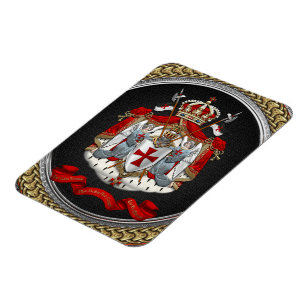 Imán [600] Escudo de armas templario de los caballeros