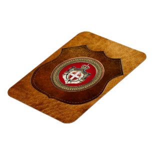 Imán [600] Orden de Malta - Escudo de armas SMOM