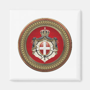Imán [600] Orden de Malta - Escudo de armas SMOM