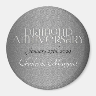 Imán 60.ª Boda de Diamantes Annivserario