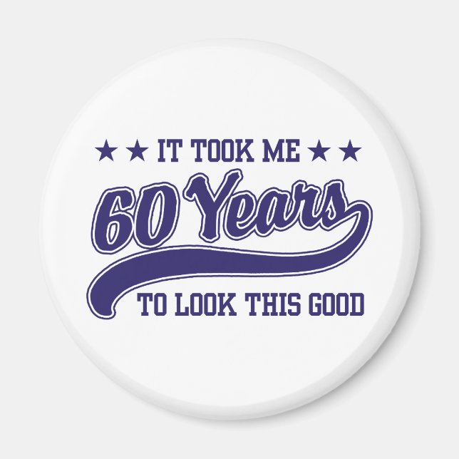 Imán 60 cumpleaños (Frente)