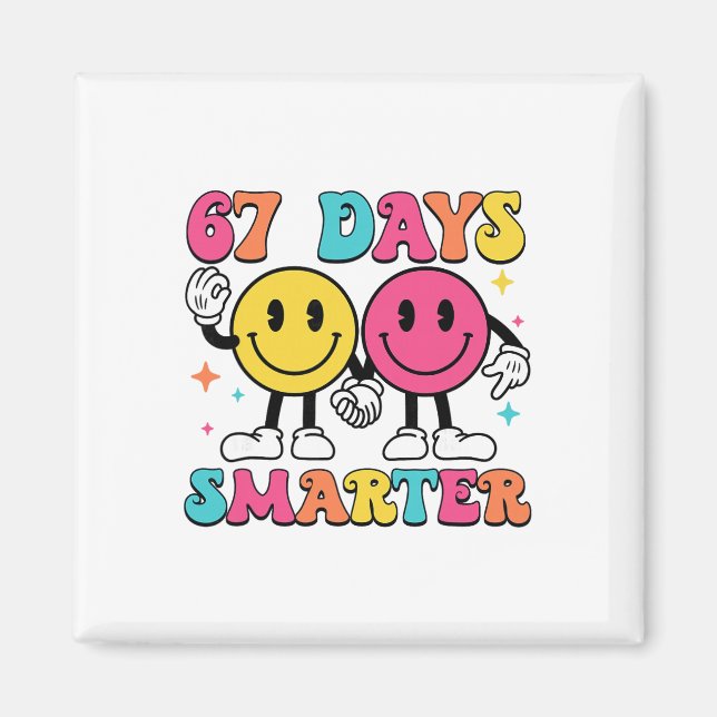 Imán 67º día de la escuela 67 días más inteligentes mae (Frente)